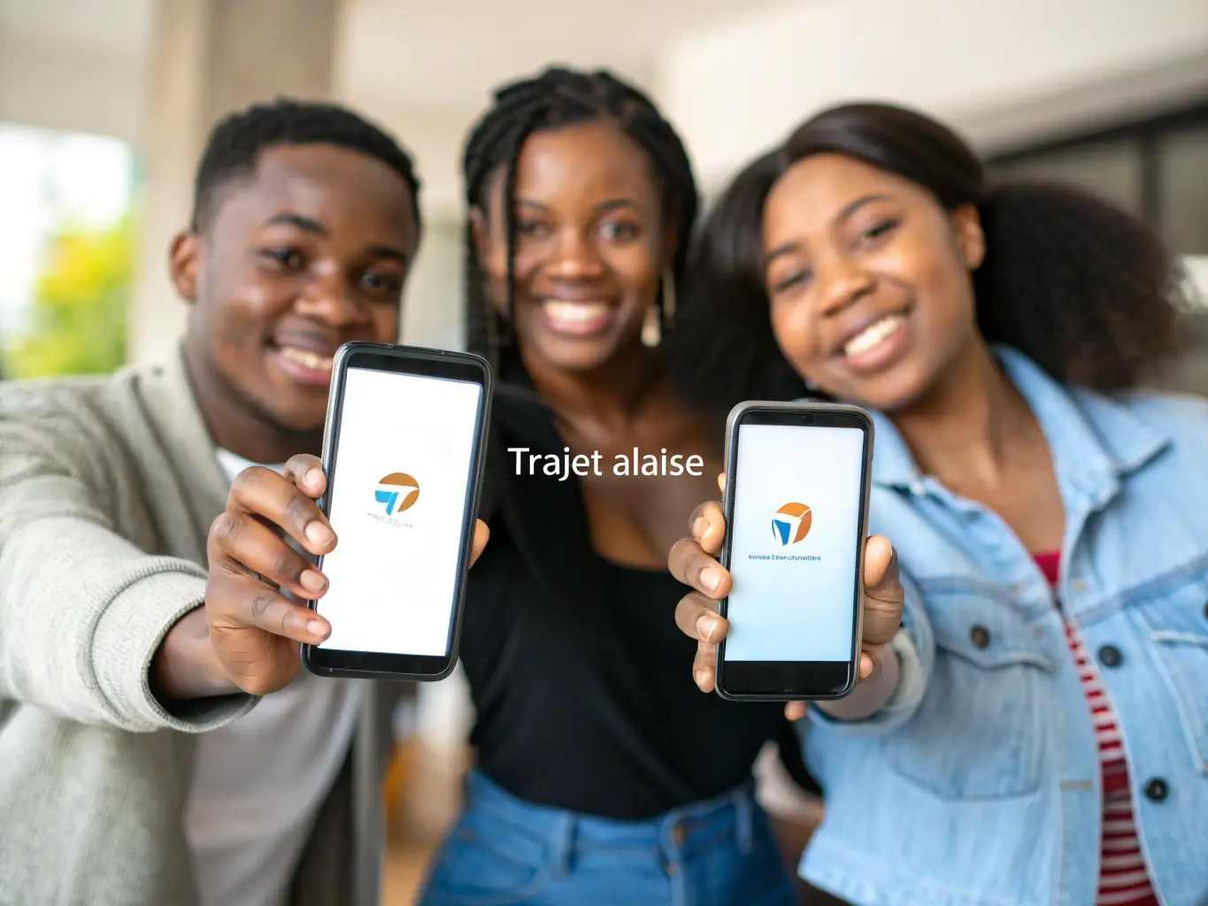 An image showcasing diverse users interacting with an inclusive app interface on various devices, highlighting the culturally conscious design elements.